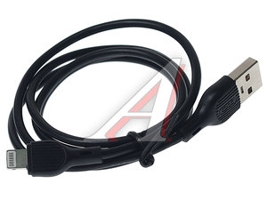 Изображение 1, NB200 Black Кабель iPhone (5-) 2.1A 1м черный XO