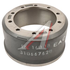 Изображение 1, EK16018 Барабан тормозной BPW полуприцепа (420х180х226) (1шт.) EKER