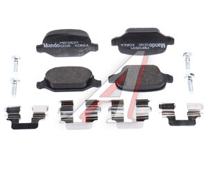 Изображение 2, MBF015171 Колодки тормозные FIAT Linea (07-) задние (4шт.) MANDO
