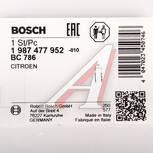 Изображение 6, 1987477952 Трос стояночного тормоза PEUGEOT 107 CITROEN C1 левый BOSCH