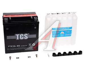 Изображение 1, 6СТ16 YTX16L-BS Аккумулятор TCS AGM 16А/ч