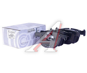 Изображение 1, 34216790966 Колодки тормозные BMW 5 (F07), 7(F01 F02) задние (4шт.) OE