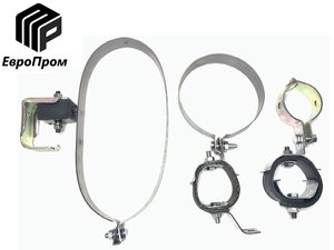 Изображение 1, ED2206-1203000 Крепеж УАЗ-2206 глушителя (хомуты, подушка, скоба, болты) комплект ЕВРОПРОМ