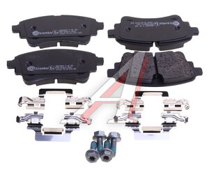 Изображение 1, P85185 Колодки тормозные AUDI A4 (15-) задние (4шт.) BREMBO