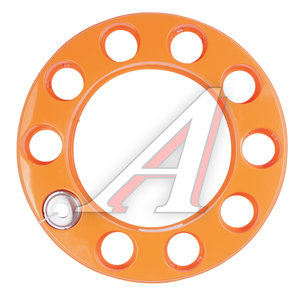 Изображение 1, ТТ-КЛ-ДА-02 Колпак колеса R-22.5 переднего ободок на евродиск пластик (оранжевый) ТТ