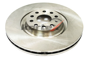 Изображение 1, KD0408 Диск тормозной VW Golf (12-) передний вентилируемый (1шт.) KORTEX
