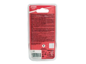 Изображение 4, AKB01 Ароматизатор на панель приборов древесная стружка (клубника) Ken AREON