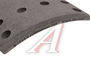 Изображение 2, AZ450045000024 Накладка тормозной колодки SITRAK HOWO C7H, T5G задняя (410х220) OE