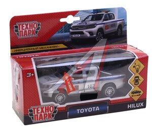 Изображение 1, FY6118P-SL Модель автомобиля TOYOTA Hilux металлическая (свет,  звук) ТЕХНОПАРК