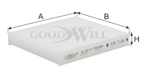Изображение 3, AG630CF Фильтр воздушный салона KIA Soul (09-) GOODWILL