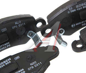 Изображение 3, 0986424804 Колодки тормозные SUZUKI Swift передние (4шт.) BOSCH