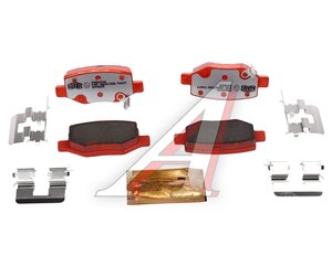 Изображение 1, PN8003S Колодки тормозные GEELY Belgee X50, Binyue, Coolray задние (4шт.) NIBK