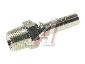 Изображение 2, M10710-06-06 Фитинг BSPT(Ш) коническая резьба 3/8" (3/8"-19)