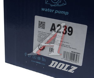 Изображение 7, A-239 Насос водяной VW Golf (12-) AUDI A3 (13-) DOLZ