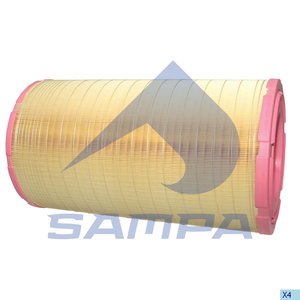 Изображение 1, 078.086-01 Фильтр воздушный RENAULT Magnum, Premium, Kerax (10.96-) SAMPA