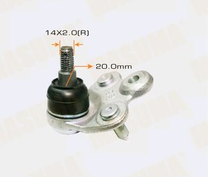 Изображение 2, MB-9704R Опора шаровая HONDA Civic 4D (06-12) правая MASUMA