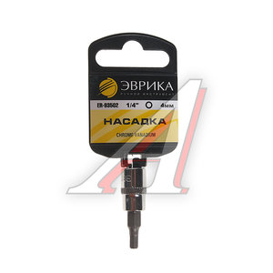 Изображение 1, ER-93502H Бита-головка 1/4" HEX H4х37мм с держателем ЭВРИКА