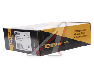 Изображение 3, GP1595 Колодки тормозные VW Polo Sedan (10-) передние (4шт.) HAGEN SANGSIN