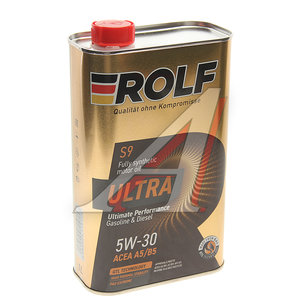 Изображение 1, 323146 Масло моторное Ultra A5/B5 5W30 синт.1л ROLF