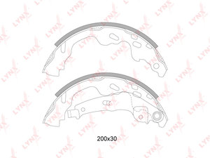 Изображение 1, BS7526 Колодки тормозные SUZUKI Swift (05-10) задние барабанные (4шт.) LYNX