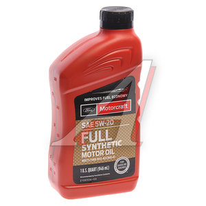 Изображение 1, XO5W20Q1FS Масло моторное FORD MOTORCRAFT 5W20 синт. 0.946л