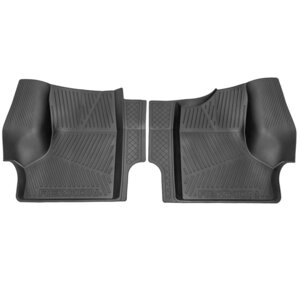 Изображение 1, 1040005600 Коврик салона ГАЗ-3302 Бизнес резина (2 предм.) перемычка REZKON