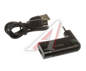 Изображение 1, E53 Адаптер Bluetooth автомобильный черный HOCO