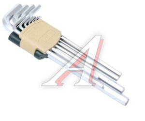 Изображение 1, RF-5116XL Набор ключей шестигранных 1.5-12мм Г-образных экстрадлинных 11 пр. с держателем ROCKFORCE