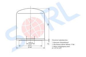 Изображение 6, 35130010060 Фильтр-патрон КАМАЗ, МАЗ, ПАЗ осушителя воздуха SORL (ОАО КАМАЗ)
