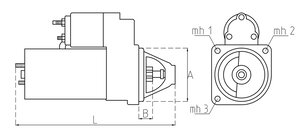 Изображение 6, TT16637 Стартер FOTON 24В z=12 5.0кВт TESLA TECHNICS