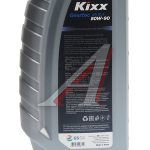 Изображение 2, L2983AL1E1 Масло трансмиссионное GEARTEC API GL-5 80W90 1л KIXX