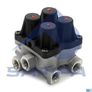 Изображение 1, 033.087-01 Клапан VOLVO защитный 4-х контурный SAMPA