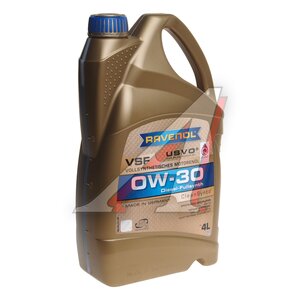 Изображение 1, 1111107-004-01-999 Масло моторное RAVENOL VSF 0W30 синт. ACEA C2 4л