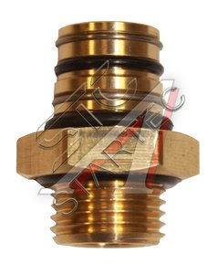 Изображение 1, INF.11.14P5 Соединитель переходник М14x1.5 P5 поворотный латунь STARTEC