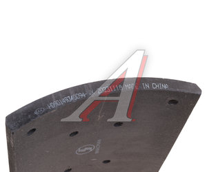 Изображение 3, HD90149340094 Накладка тормозной колодки SHACMAN SHAANXI задней (8 отв.) (1шт.)