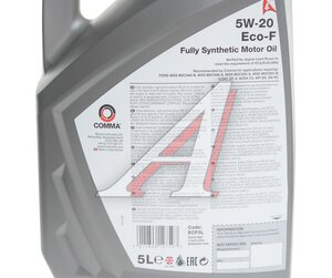 Изображение 3, ECF5L Масло моторное ECO-F 5W20 синт. 5л COMMA