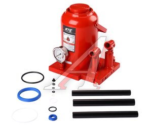 Изображение 1, GTE-TH950001B Домкрат бутылочный 50т 280-450мм 2-х плунжерный GTE