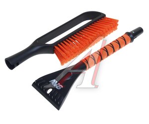 Изображение 2, WB-70 Щетка со скребком 70см разборная черно-оранжевая AVS