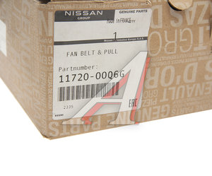 Изображение 4, 11720-00Q6G Ремень приводной поликлиновой NISSAN Qashqai комплект с роликами OE