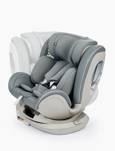 Изображение 9, 4690624042225 Автокресло детское 0-36кг (0+I-ll-IlI) 0-12лет dark green I-UNIX Isofix с боков.доп.защит.HAPPY BABY