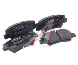 Изображение 2, 0986495351 Колодки тормозные HYUNDAI Solaris, Sonata KIA Soul задние (4шт.) BOSCH