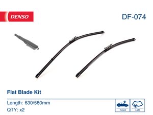 Изображение 8, DF-074 Щетка стеклоочистителя MERCEDES S (W222) (13-) 630/560мм комплект DENSO