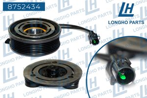 Изображение 2, 8752434 Шкив MITSUBISHI Outlander (03-08) компрессора кондиционера LONGHO