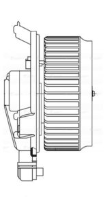 Изображение 9, LFH23RN Мотор отопителя HONDA Civic 4D (06-) LUZAR