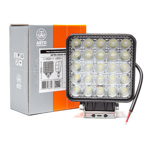 Изображение 1, AE75S-25LED-65HC Фара рабочего света квадратная 110х140х65 75Вт 25 светодиоов направленный свет AVTOELECTRICA