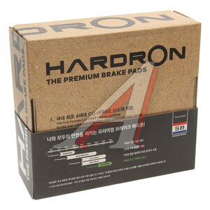 Изображение 3, HP4334 Колодки тормозные HYUNDAI Sonata (14-) передние (4шт.) HARDRON SANGSIN