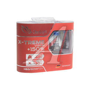 Изображение 1, ML9005XTV150 Лампа 12V HB3 60W +150% бокс (2шт.) X-treme Vision CLEARLIGHT