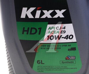 Изображение 3, L2059360K1 Масло моторное HD1 API CJ-4/E9 10W40 синт.6л KIXX