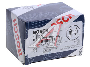 Изображение 3, 0281006199 Датчик давления топлива IVECO Trakker (13-) на рампе BOSCH