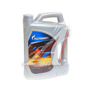 Изображение 1, 2389901322 Масло моторное GAZPROMNEFT SUPER SG/CD 15W40 мин.5л